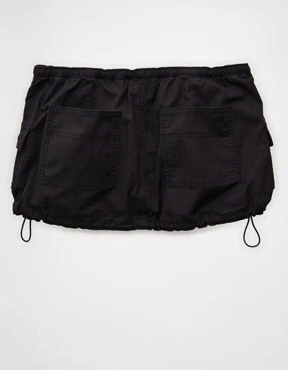 AE Super Low-Rise Cargo Parachute Micro Mini Skirt