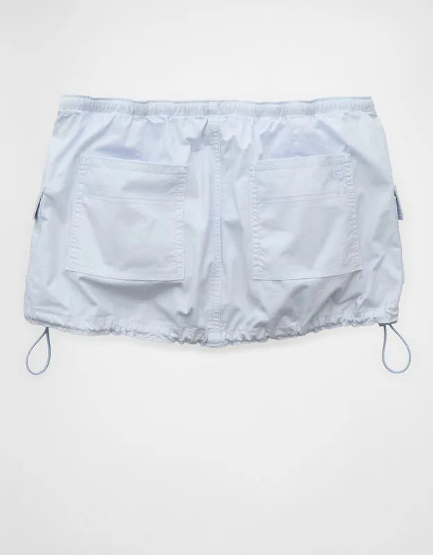 AE Super Low-Rise Cargo Parachute Micro Mini Skirt