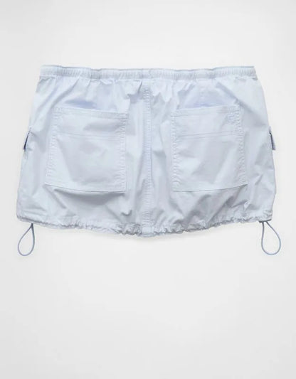 AE Super Low-Rise Cargo Parachute Micro Mini Skirt