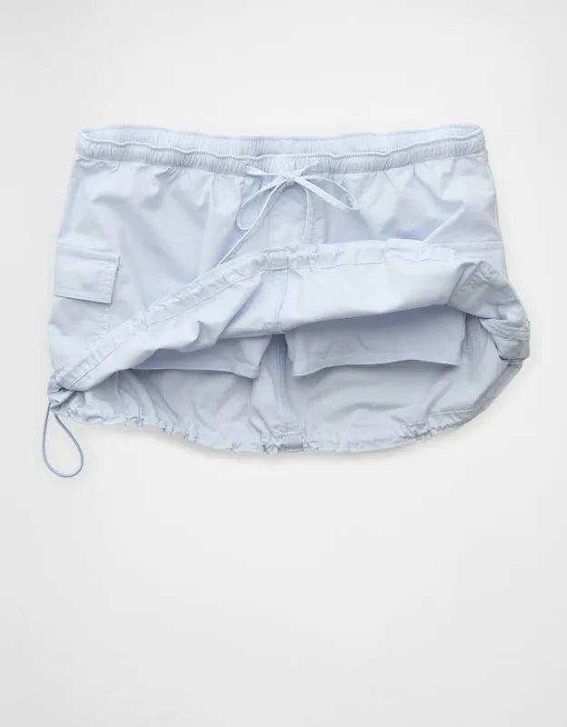 AE Super Low-Rise Cargo Parachute Micro Mini Skirt