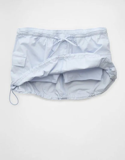 AE Super Low-Rise Cargo Parachute Micro Mini Skirt