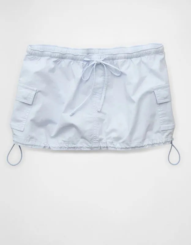 AE Super Low-Rise Cargo Parachute Micro Mini Skirt