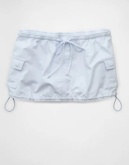 AE Super Low-Rise Cargo Parachute Micro Mini Skirt