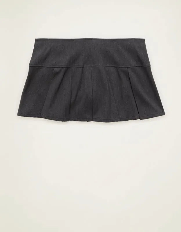 AE Super Low-Rise Pleated Micro Skirt