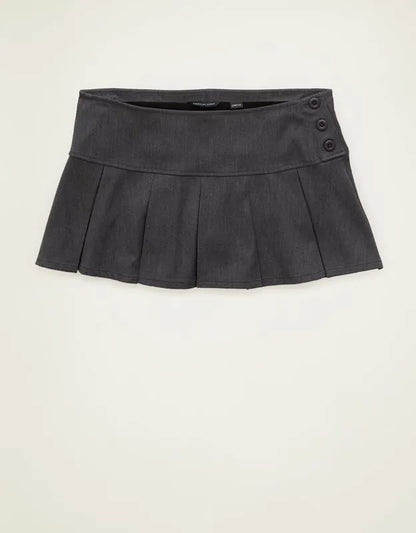 AE Super Low-Rise Pleated Micro Skirt