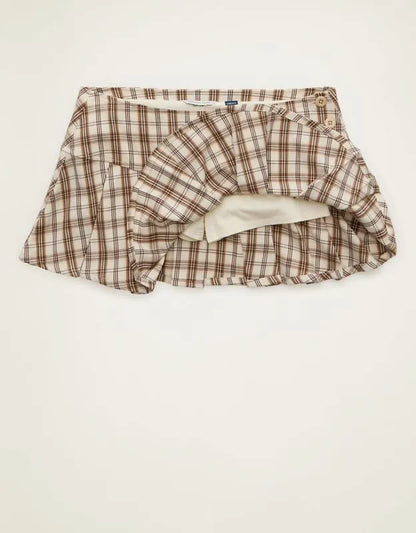 AE Super Low-Rise Pleated Micro Skirt