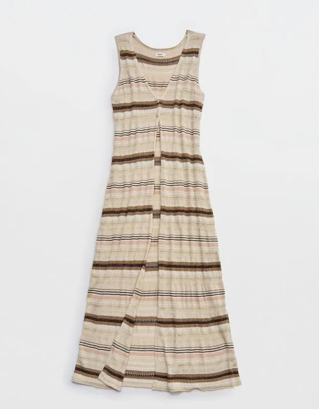 Aerie Shimmer Duster Sweater