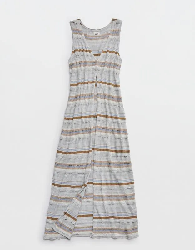 Aerie Shimmer Duster Sweater