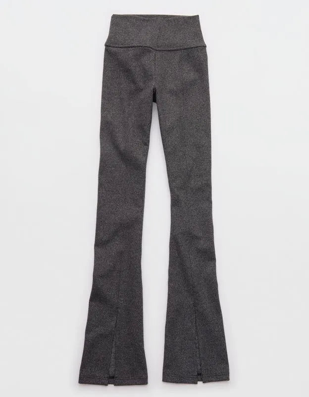 OFFLINE By Aerie Jacquard Twill Mini Flare Legging
